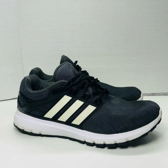 adidas | Shoes | Adidas Mens Energy Cloud Cg308 Black Running Shoes Sneakers  Size 1 | Poshmark
